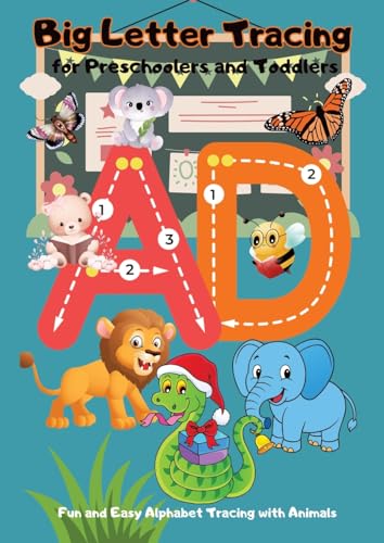 BIG Letter Tracing for Preschoolers and Toddlers: Playful Alphabet Tracing with Animals for Early Learning Fun von Joe Hammoud