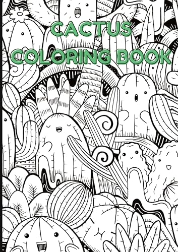 Cactus Coloring Book: A Fun and Relaxing Coloring Adventure with Cute and Quirky Cacti Designs von tredition
