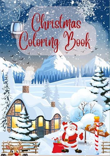 Christmas Coloring Book -- Colorful Christmas Cheer – A Festive Coloring Adventure: A Festive Coloring Adventure for Little Artists von Joe Hammoud