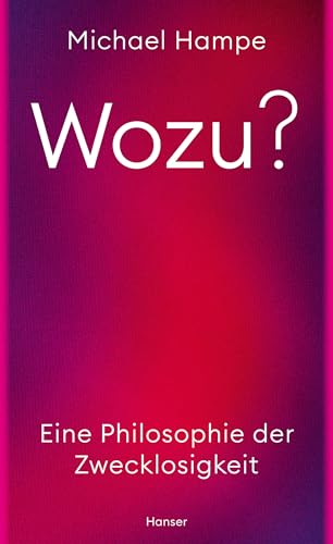 Wozu?: Eine Philosophie der Zwecklosigkeit von Carl Hanser Verlag