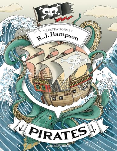 Pirates Coloring Book (R.J. Hampson Coloring Books) von Hop Skip Jump