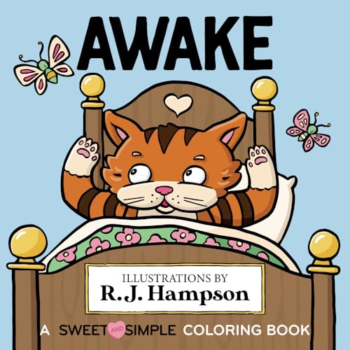 Awake: A Sweet And Simple Coloring Book (Sweet and Simple Coloring Books)