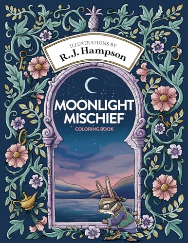 Moonlight Mischief Coloring Book (R.J. Hampson Coloring Books)