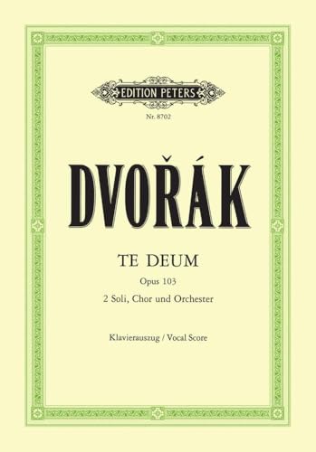 Te Deum op.103, Klavierauszug Te Deum op.103, Klavierauszug