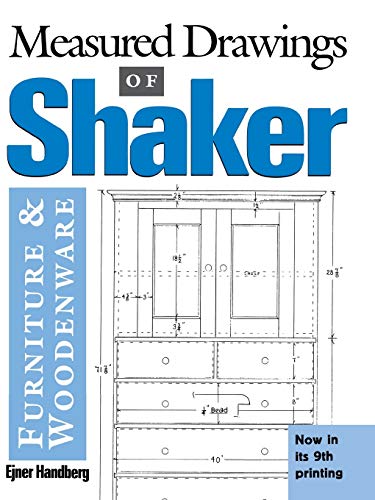 Measured Drawings of Shaker Furniture and Woodenware von Countryman Press