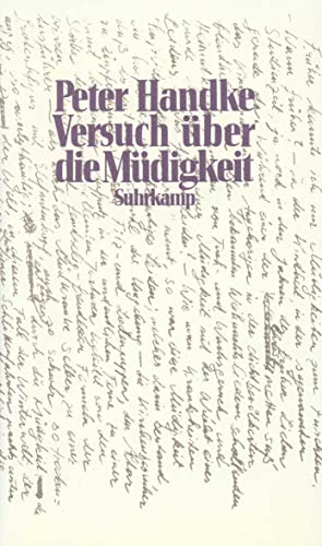 Versuch über die Müdigkeit Versuch über die Müdigkeit