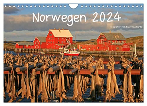 Norwegen 2024 (Wandkalender 2024 DIN A4 quer), CALVENDO Monatskalender von CALVENDO