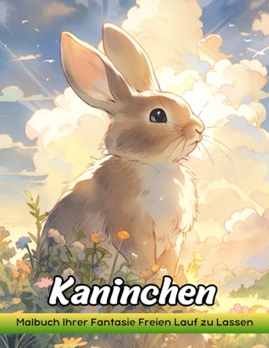Kaninchen: Malbuch Für Erwachsene Mit Kaninchen Zum Stressabbau Und Zur Entspannung