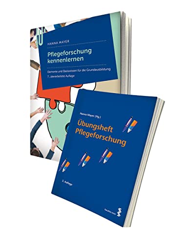 Lernpaket Lehrbuch Pflegeforschung kennenlernen + Übungsheft von facultas.wuv Universitts