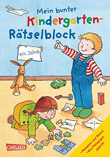 Mein bunter Kindergarten-Rätselblock: mit Jakob von Carlsen