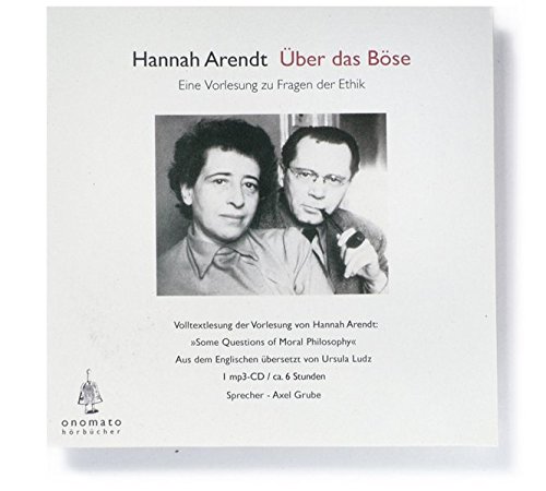 Über das Böse. Eine Vorlesung zu Fragen der Ethik: Volltextlesung von Axel Grube. 1 mp3-CD in handgearbeiteter Schmuckschachtel (Bibliophile ... in handgefertigten Schmuckschachteln) von onomato