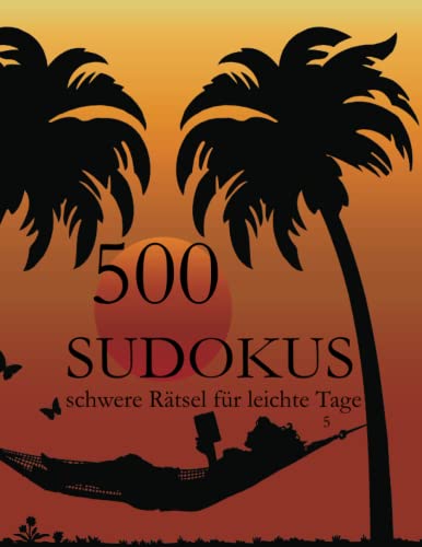 500 Sudokus schwere Rätsel für leichte Tage 5 von udv