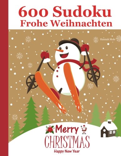 600 Sudoku Frohe Weihnachten - Merry Christmas - Happy New Year von udv