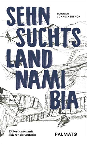 Sehnsuchtsland Namibia. 15 Postkarten mit Skizzen der Autorin von Palmato Publishing