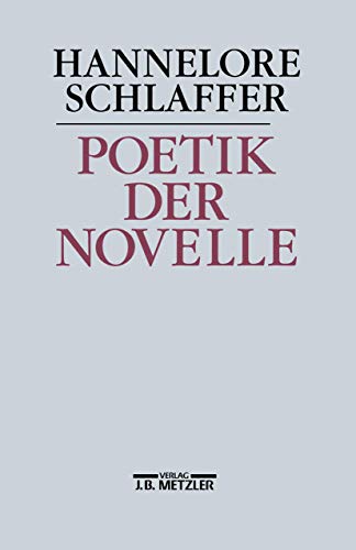 Poetik der Novelle