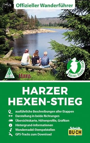 Harzer Hexen-Stieg: Der offizielle Wanderführer in beide Richtungen: Offizieller Wanderführer in beide Richtungen