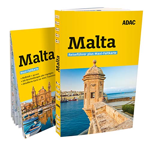 ADAC Reiseführer plus Malta: Mit Maxi-Faltkarte und praktischer Spiralbindung von ADAC