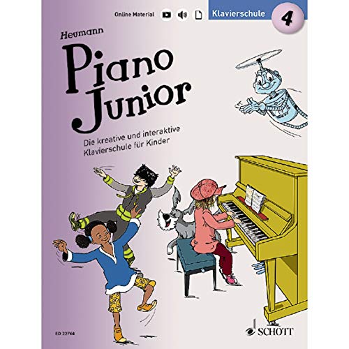Piano Junior: Klavierschule 4: Die kreative und interaktive Klavierschule für Kinder. Band 4. Klavier. (Piano Junior - deutsche Ausgabe, Band 4)