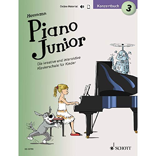 Piano Junior: Konzertbuch 3: Leichte Vortragsstücke zur Klavierschule. Band 3. Klavier. (Piano Junior - deutsche Ausgabe, Band 3)