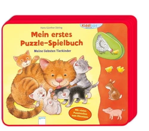 Mein erstes Puzzle-Spielbuch. Meine liebsten Tierkinder: Kiddilight Mein erstes Puzzle-Spielbuch. Meine liebsten Tierkinder: Kiddilight