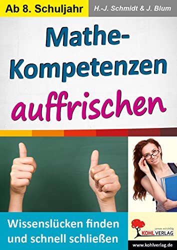 Mathe-Kompetenzen auffrischen: Wissenslücken finden und schnell schließen von Kohl Verlag Der Verlag Mit Dem Baum