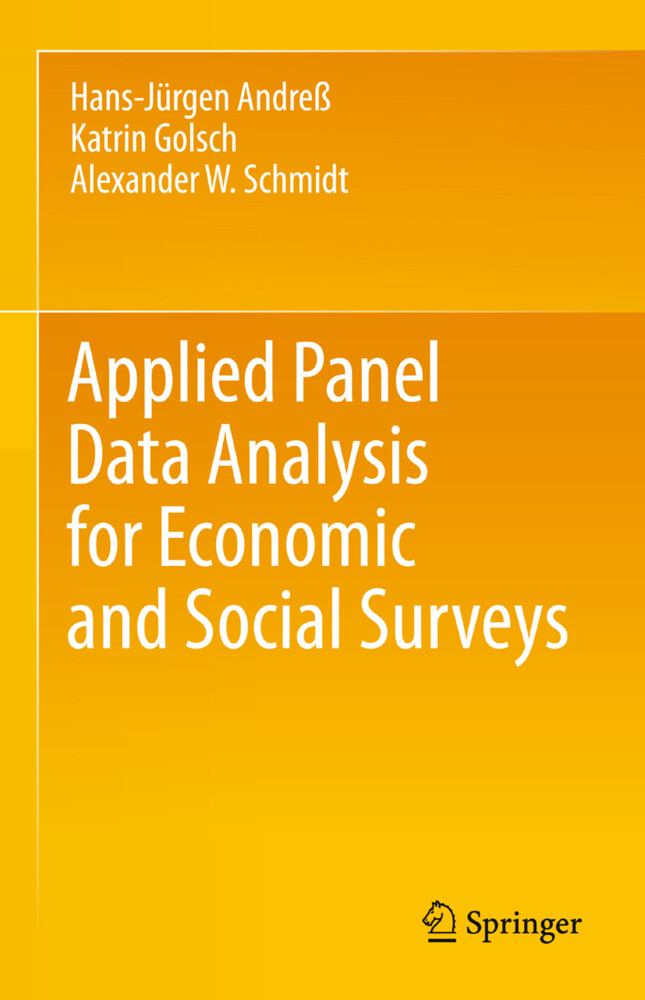 Applied Panel Data Analysis for Economic and Social Surveys von Springer Berlin Heidelberg