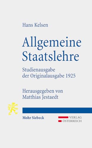Allgemeine Staatslehre: Studienausgabe der Originalausgabe 1925