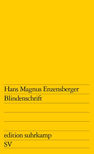 Blindenschrift (edition suhrkamp)