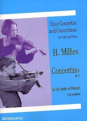 Concertino in D in the Style of Mozart. Für Violine und Piano: Violin and Piano