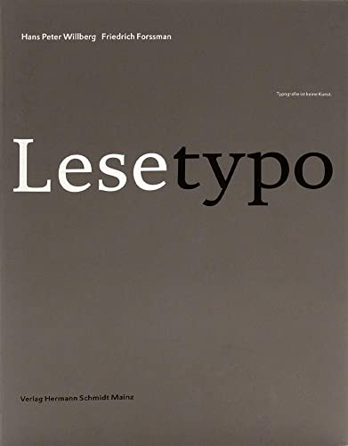 Lesetypografie von Schmidt Hermann Verlag