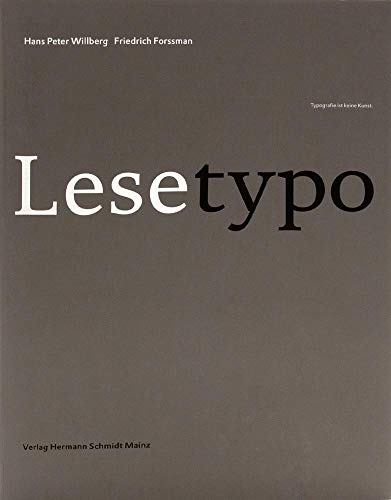 Lesetypografie Lesetypografie von Schmidt Hermann Verlag