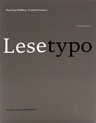 Lesetypografie von Schmidt Hermann Verlag