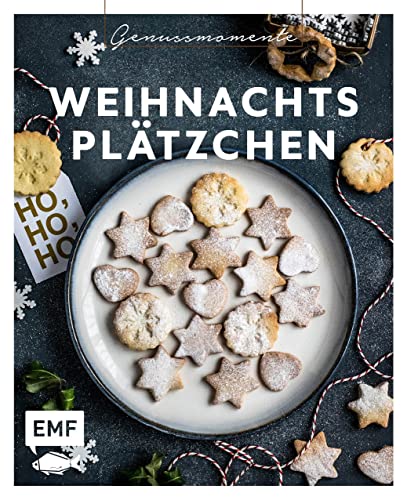 Genussmomente: Weihnachtsplätzchen: Schnell und einfach backen: Rezepte für Lebkuchen, Zimtsterne, Spekulatius, Butterplätzchen, Schwarz-Weiß-Gebäck ... im handlichen Format und modernem Design) von Edition Michael Fischer