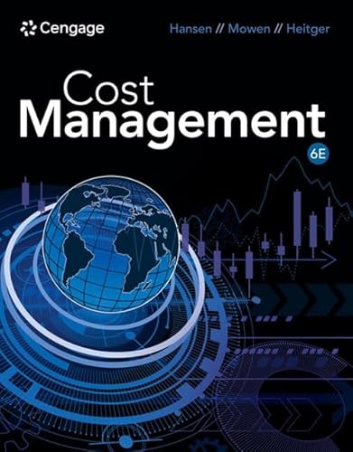 Cost Management von South-Western College Publishing