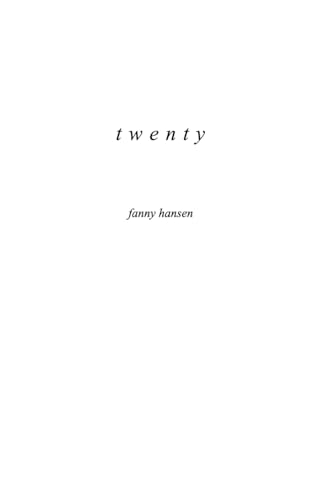 twenty von Blurb