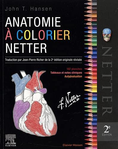 Anatomie à colorier Netter von Elsevier Masson