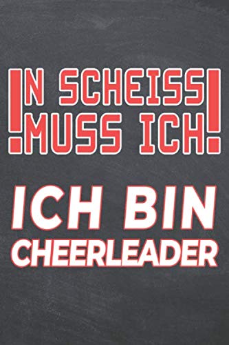 N Scheiss muss Ich Ich bin Cheerleader: Cheerleader Punktraster Notizbuch, Notizheft oder Schreibheft - 110 Seiten - Büro Equipment & Zubehör - Lustiges Geschenk zu Weihnachten oder Geburtstag