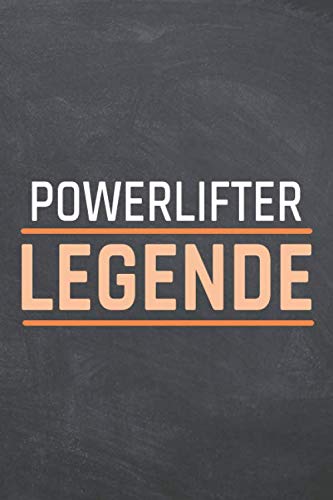 Powerlifter Legende: Powerlifter Punktraster Notizbuch, Notizheft oder Schreibheft - 110 Seiten - Büro Equipment & Zubehör - Lustiges Geschenk zu Weihnachten oder Geburtstag von Independently published