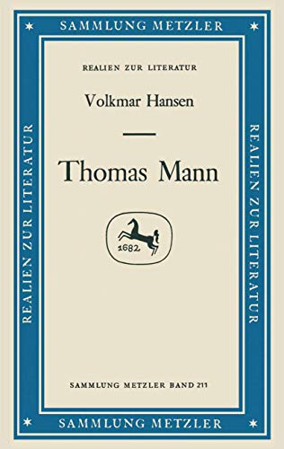 Sammlung Metzler: Thomas Mann