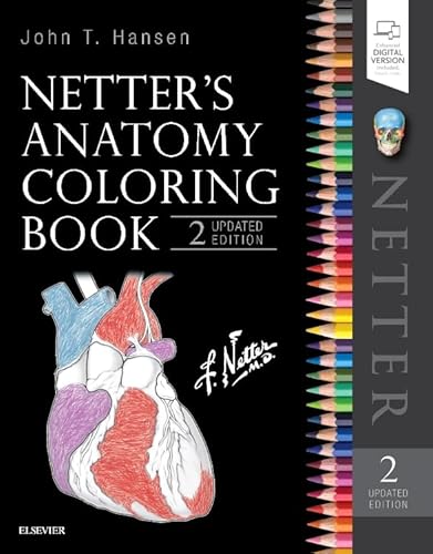 Netter's Anatomy Coloring Book Updated Edition: Enhanced Digital Version Included (Netter Basic Science)