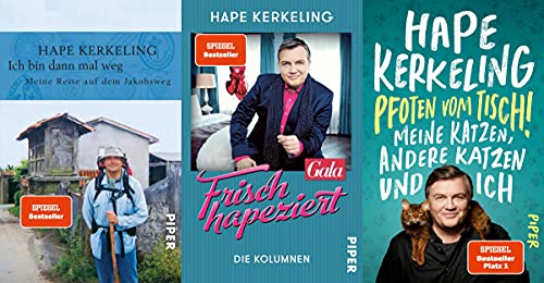 Hape Kerkeling - 3 Spiegel-Bestseller im Set + 1 exklusives Postkartenset