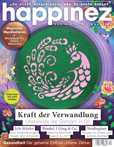 Happinez 2/2024 "Kraft der Verwandlung" Happinez 2/2024 "Kraft der Verwandlung"