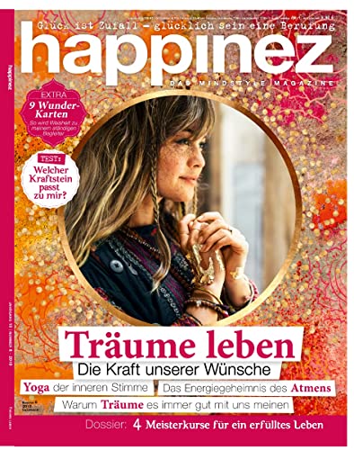 Happinez 8/2019 "Träume leben" Happinez 8/2019 "Träume leben"
