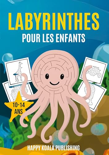 Labyrinthes pour les enfants 10-14 ans: Plus de 80 labyrinthes à résoudre et à colorier. Un livre fantastique de jeux et de passe-temps von ORBITA MEDIA