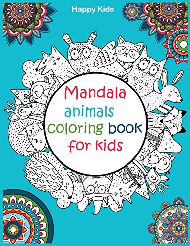 Mandala Animals Coloring Book for Kids: 50 Animals Mandala for Kids ages 7+ von ABCD Ltd