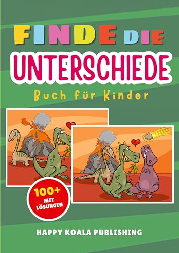Finde die Unterschiede Suchspiel für die Kleinen: Mehr als 100 farbenfrohe Rätsel inklusive Lösungen – Fördert Konzentration und logisches Denken – ... – Ab 5 Jahren geeignet, perfekt für unterwegs von Lucid Page Media