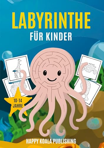 Labyrinthe für Kinder 10-14 jahre: Über 80 knifflige Labyrinthe mit Lösungen - Trainiert logisches Denken & Konzentration - Für kluge Köpfe von 10 bis 14 Jahren Labyrinthe für Kinder 10-14 jahre: Über 80 knifflige Labyrinthe mit Lösungen - Trainiert logisches Denken & Konzentration - Für kluge Köpfe von 10 bis 14 Jahren von Lucid Page Media