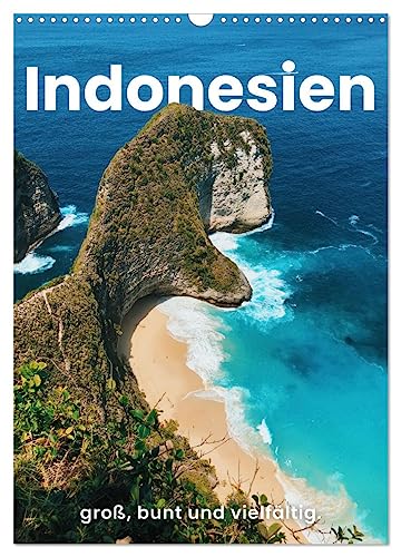 Indonesien - groß, bunt und vielfältig. (Wandkalender 2024 DIN A3 hoch), CALVENDO Monatskalender von CALVENDO