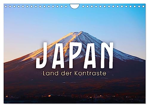 Japan - Land der Kontraste (Wandkalender 2024 DIN A4 quer), CALVENDO Monatskalender