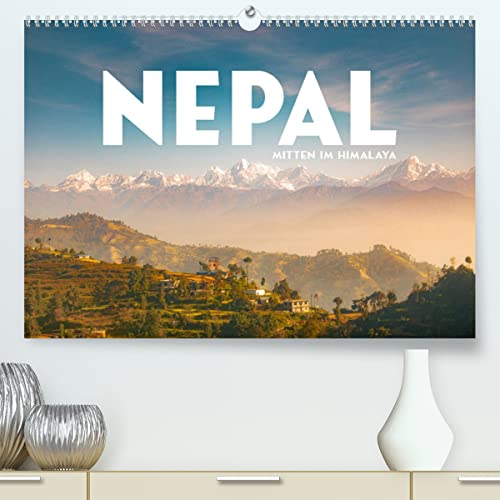 Nepal - Mitten im Himalaya (hochwertiger Premium Wandkalender 2024 DIN A2 quer), Kunstdruck in Hochglanz